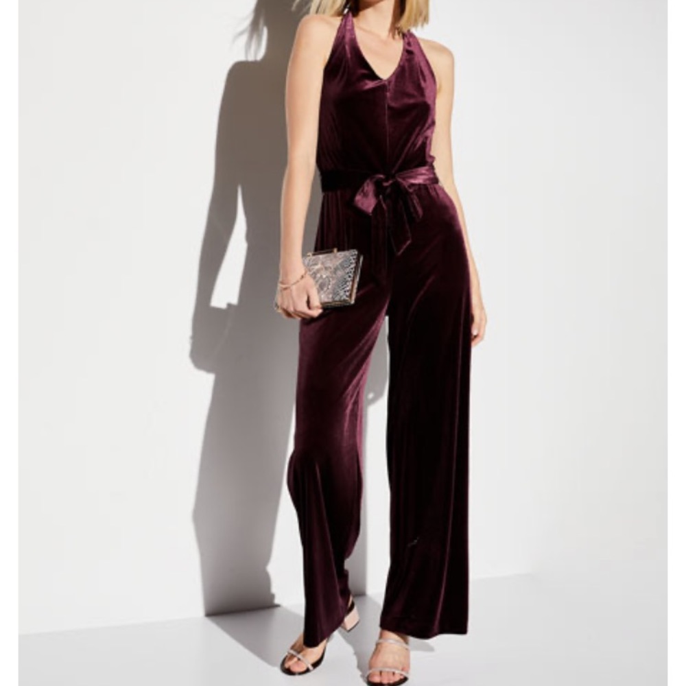 Nordstrom velvet jumpsuit